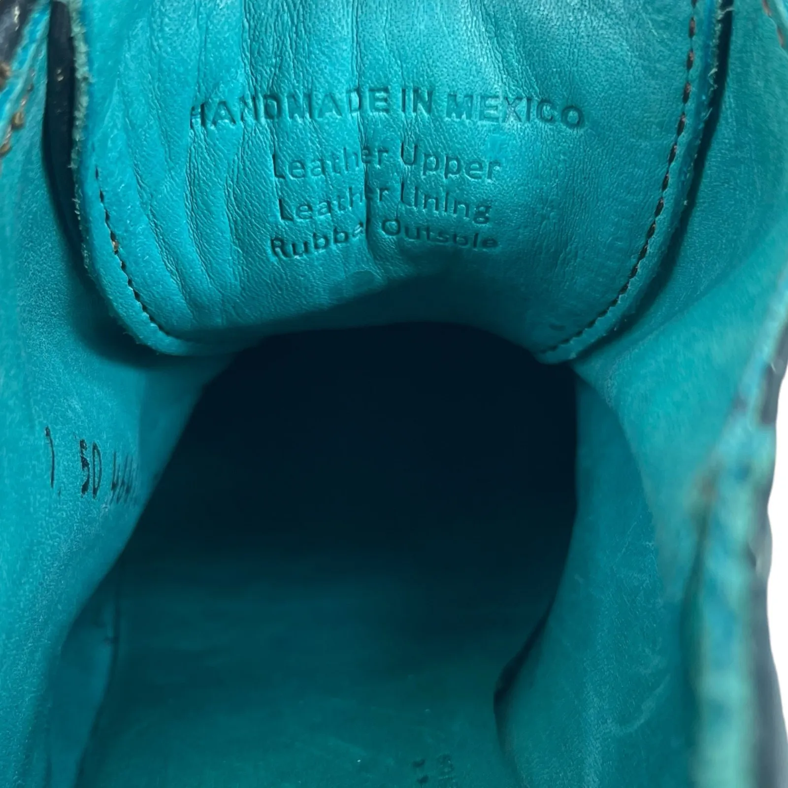 Pskaufman Crosswalk Oxford Ankle Boots Hand Paint Metallic Cap Toe Size 7 Black - Image 11