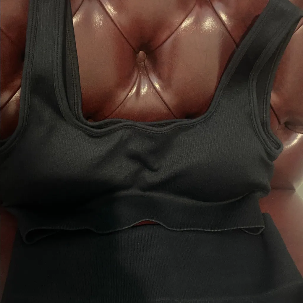 New Without Tag OQQ Black Exercise Workout Set Size M Size M - Image 2