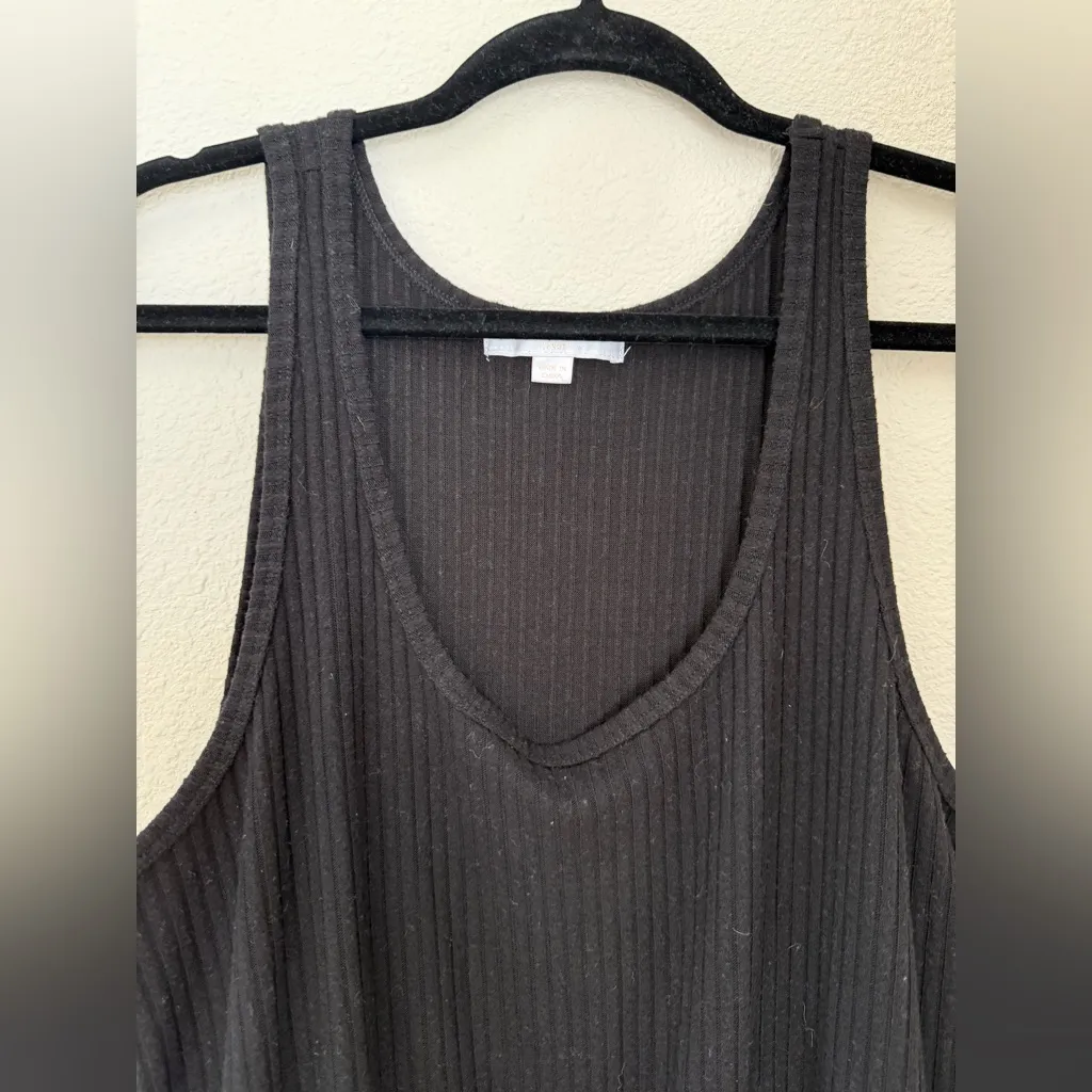 Spiritual Gangster Black Sleeveless Jumpsuit, Pockets, Size Large - Image 3