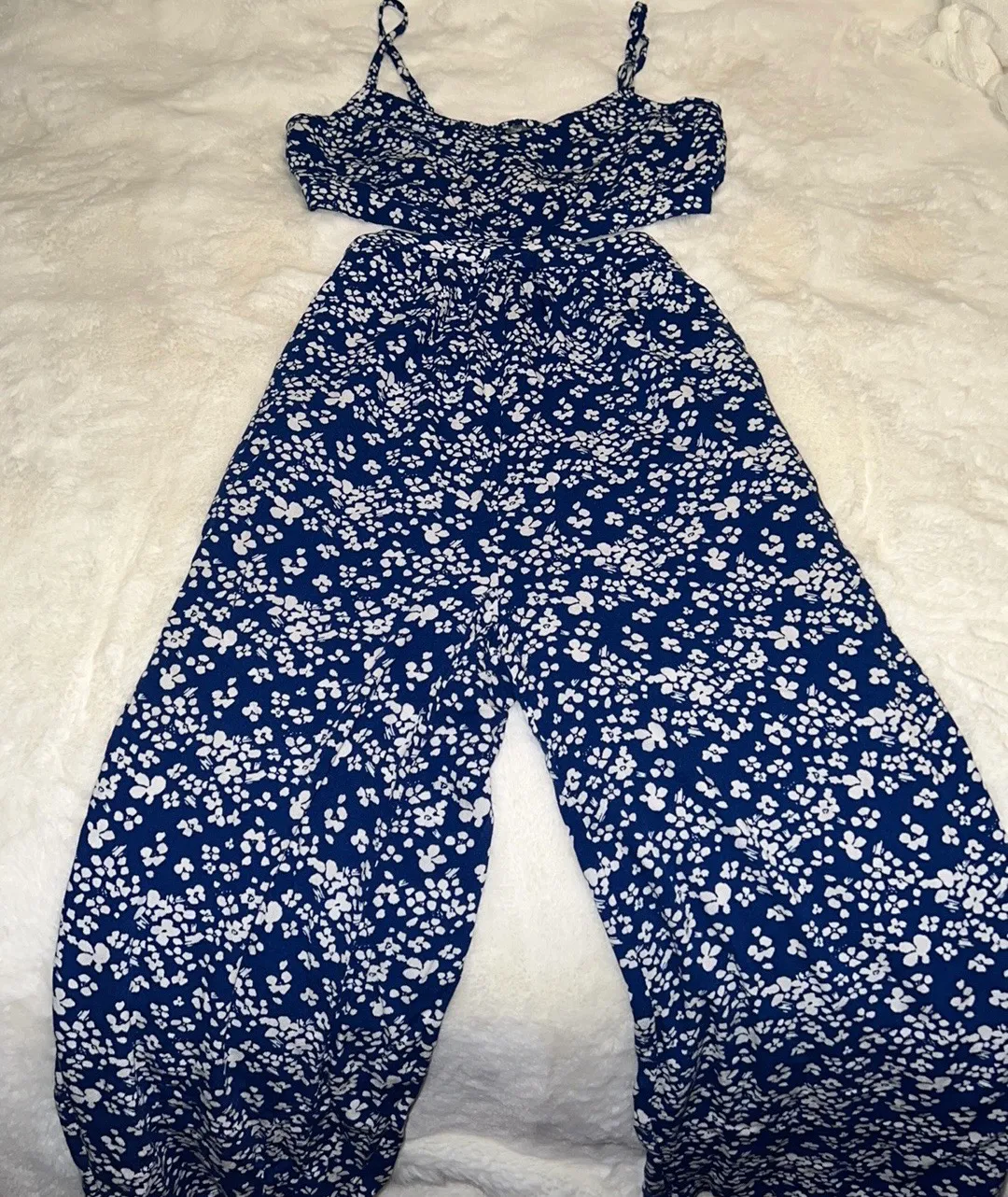 Aerie Floral Cut Out Jumpsuit - Image 2