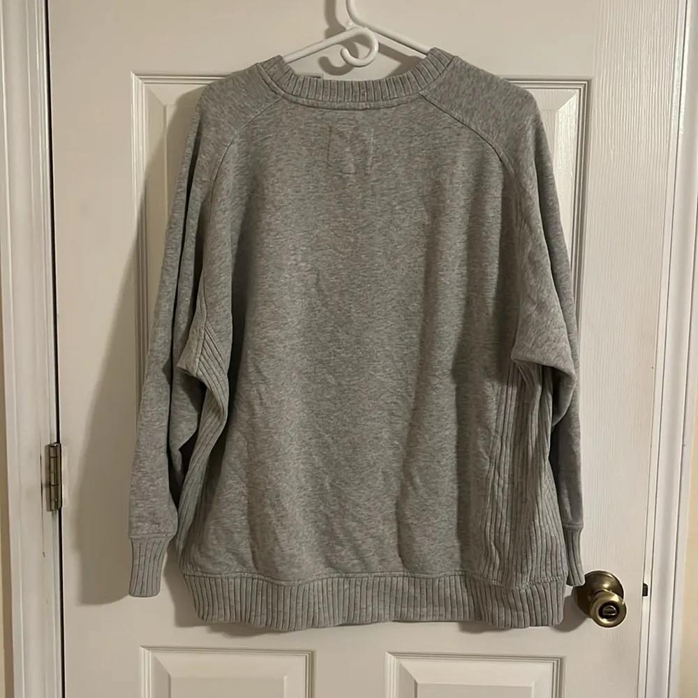 Aerie gray ribbed Crewneck - Image 3