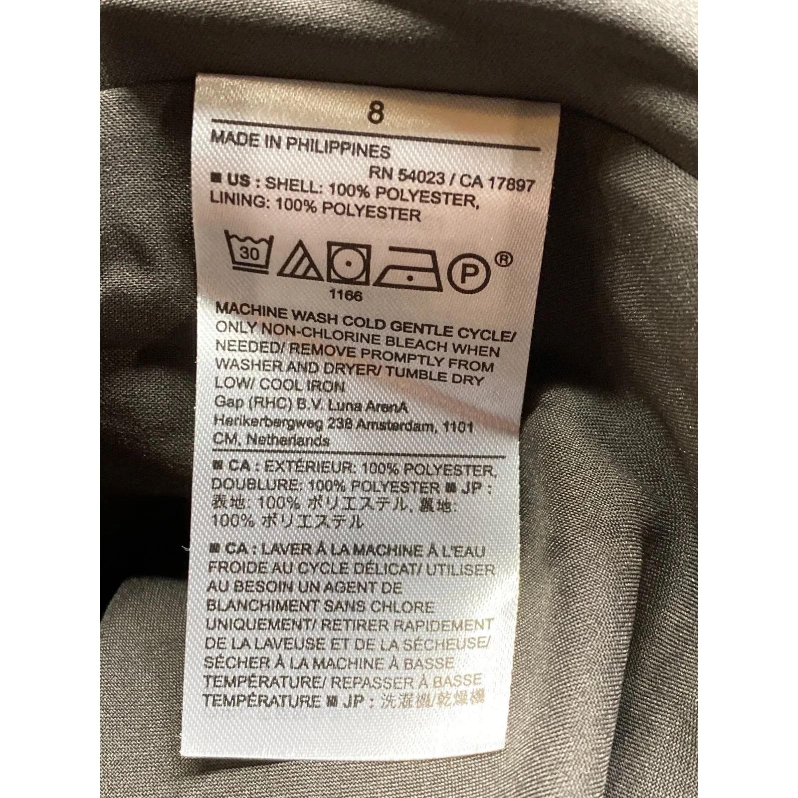 New Banana Republic Retro Brown Tan Plunge Neckline Sleeveless Halter Shirt 8 - Image 6