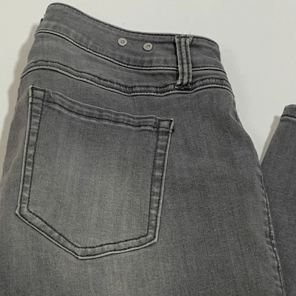 CAbi  Skinny Gray Denim Jeans - Image 2