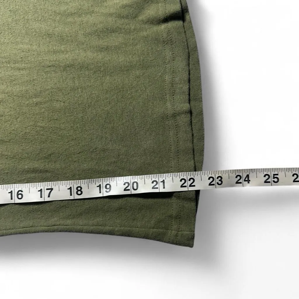 Vintage Y2K Harley Davidson Green Sleeveless Butterfly Babydoll Tank Top Large - Image 7