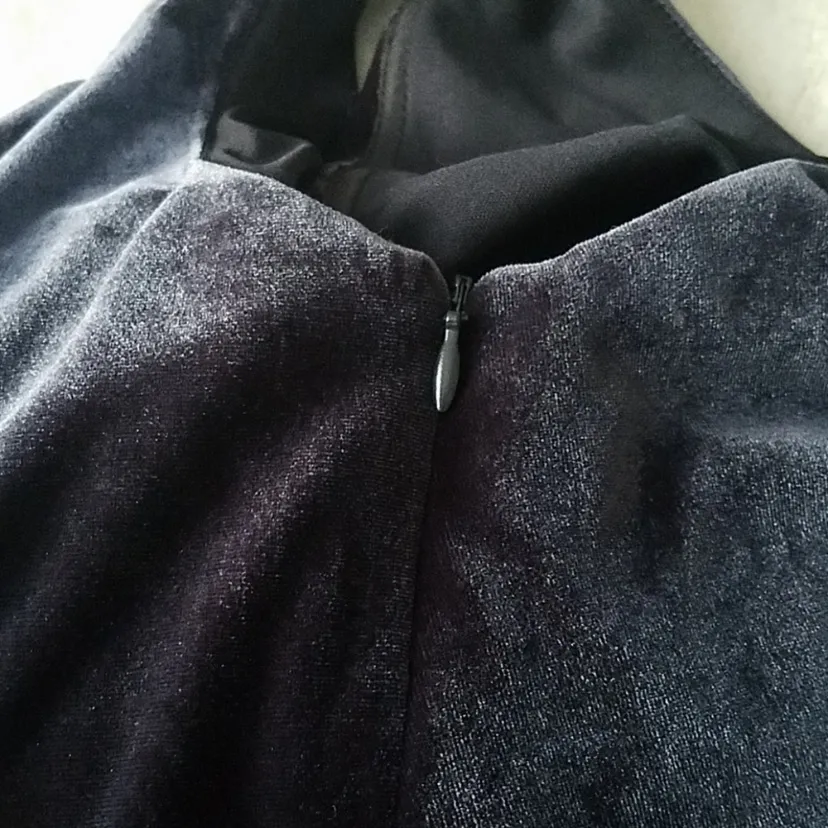 Eliza J one shoulder velvet embellished dress 8 - Image 10