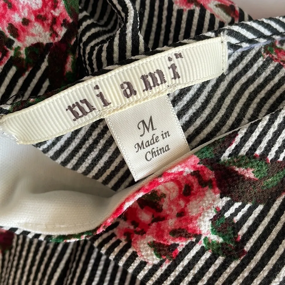 Miami Striped Floral Romper - Image 4