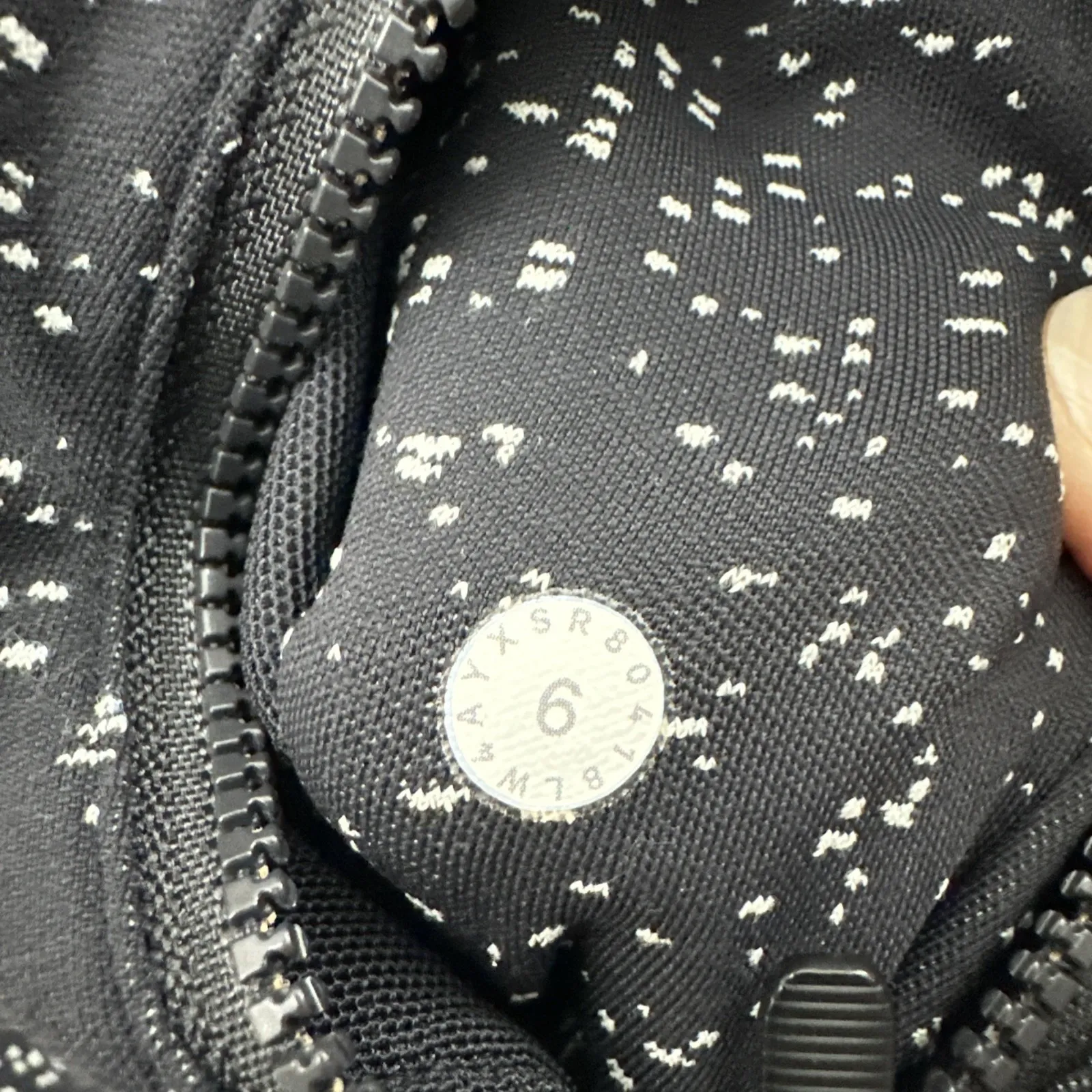 Lululemon Define Jacket Magnetized Jacquard Black White Athletic Women's 6 - Image 5