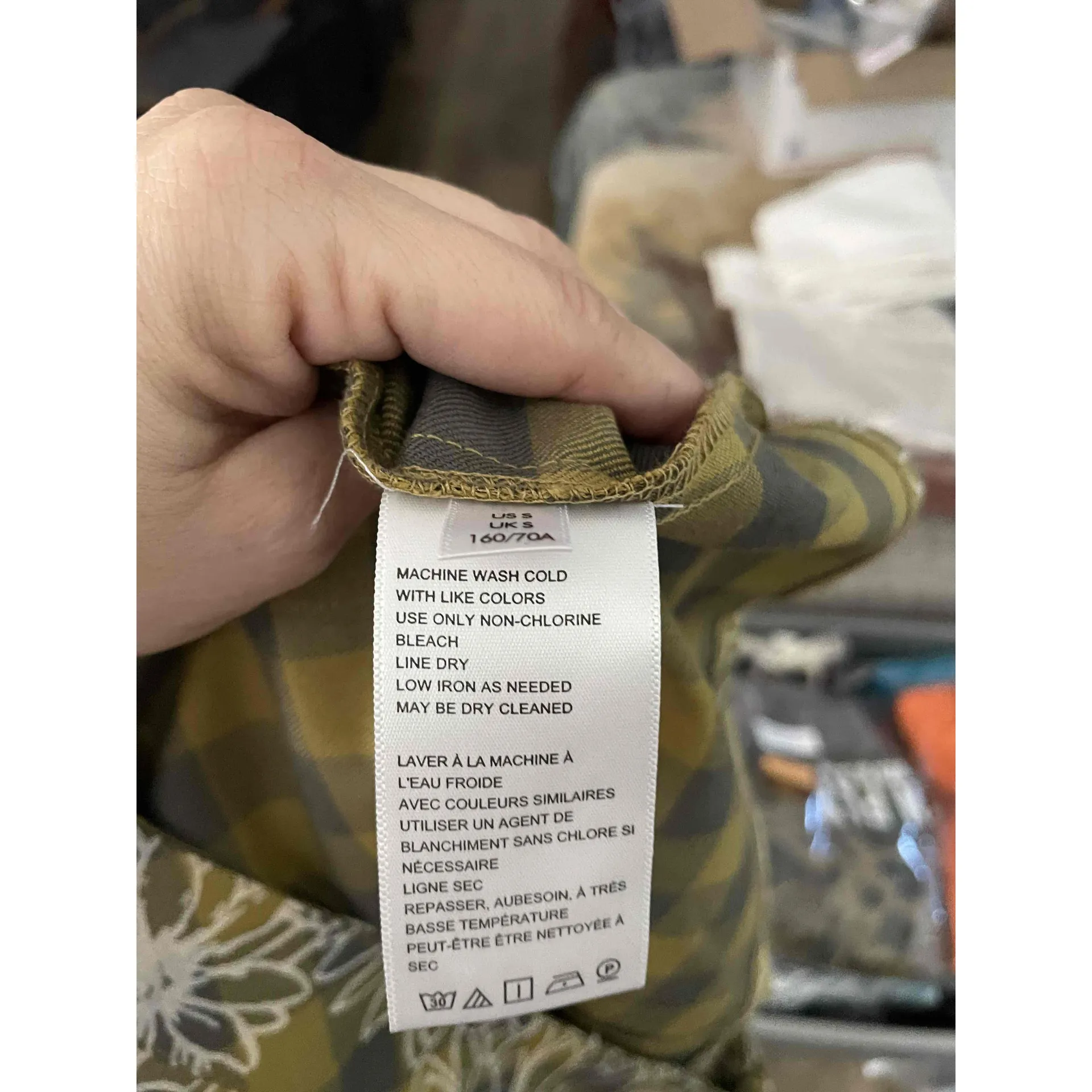 New‎ Urban Outfitters Womens Floral Gingham Pleated Academia A-Line Mini Skirt S - Image 9