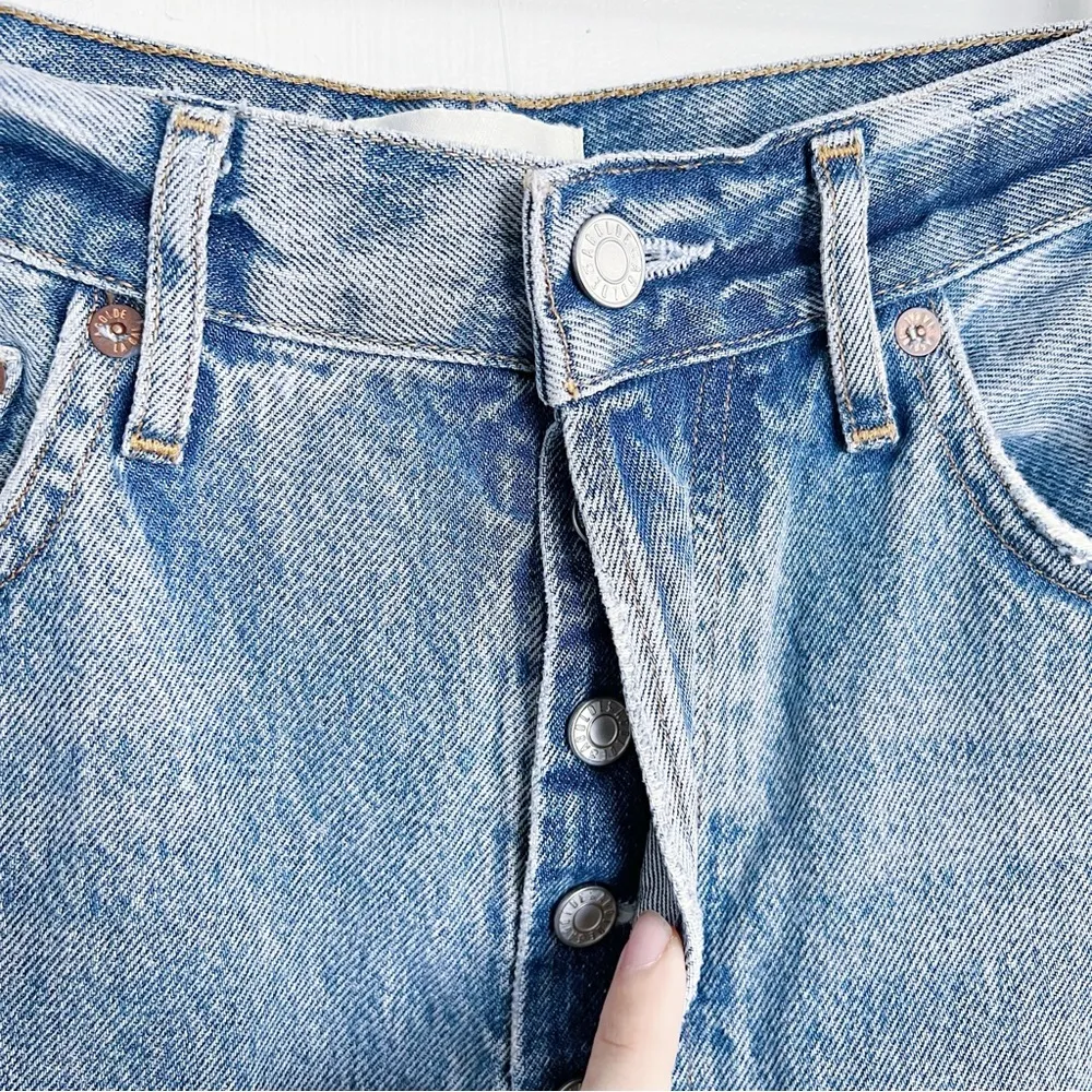 AGOLDE • 90's Mid Rise Loose jean straight distressed Isolate wash ripped baggy - Image 8