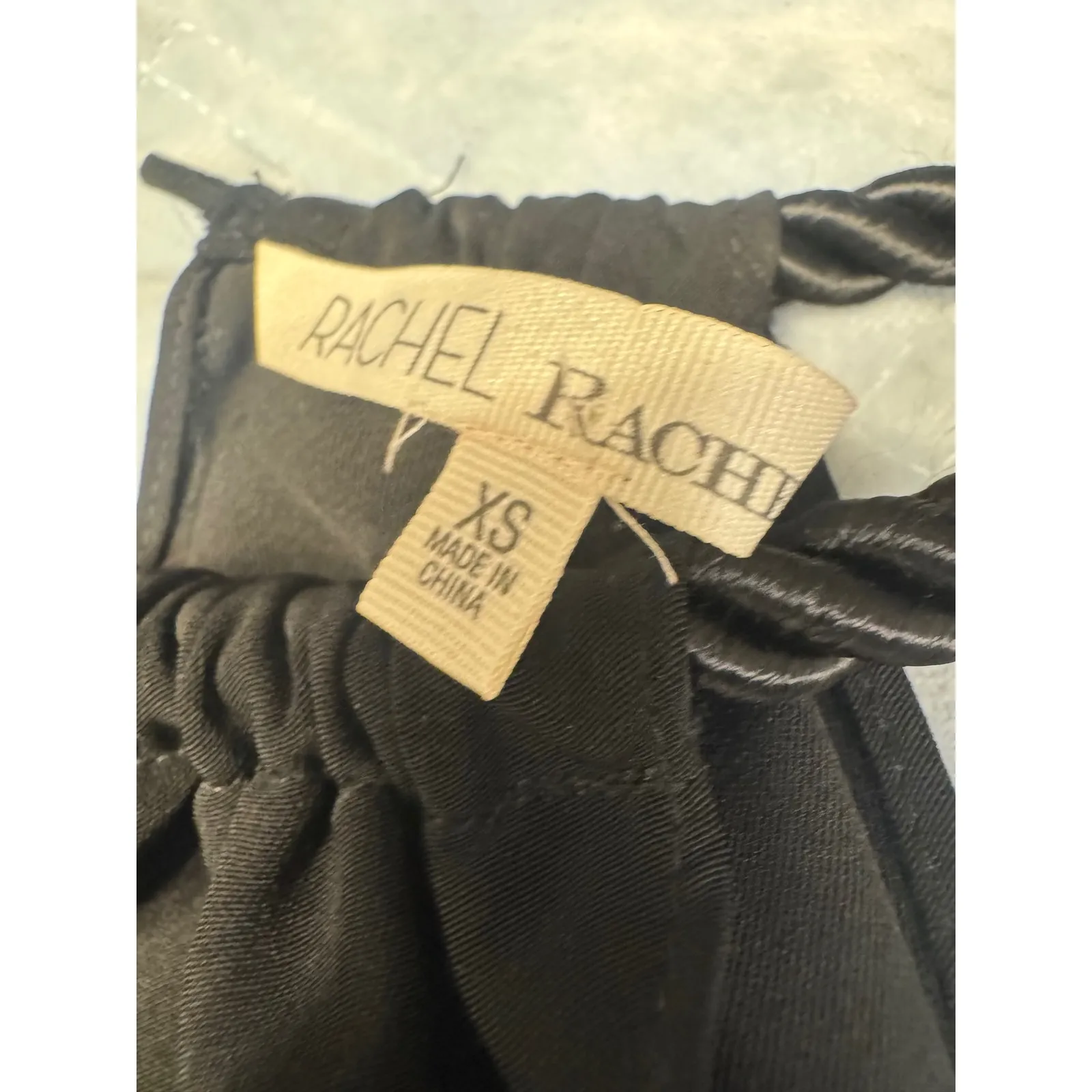 Rachel Rachel Roy Black Maxi Dress Rope Strap Halter Neck‎ XS NWT - Image 4