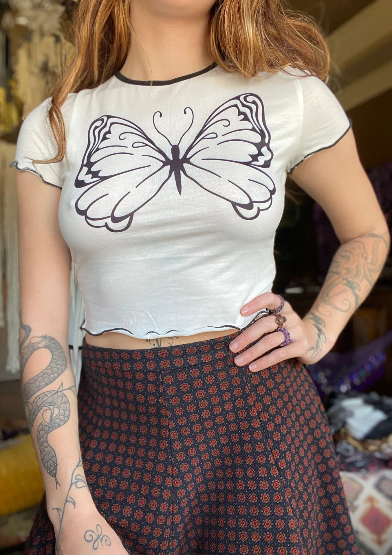 Sexy Crop Top Small Unique - Image 2