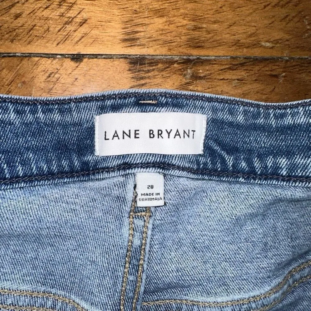 Lane Bryant distressed flex magic band boyfriend capris - Image 2