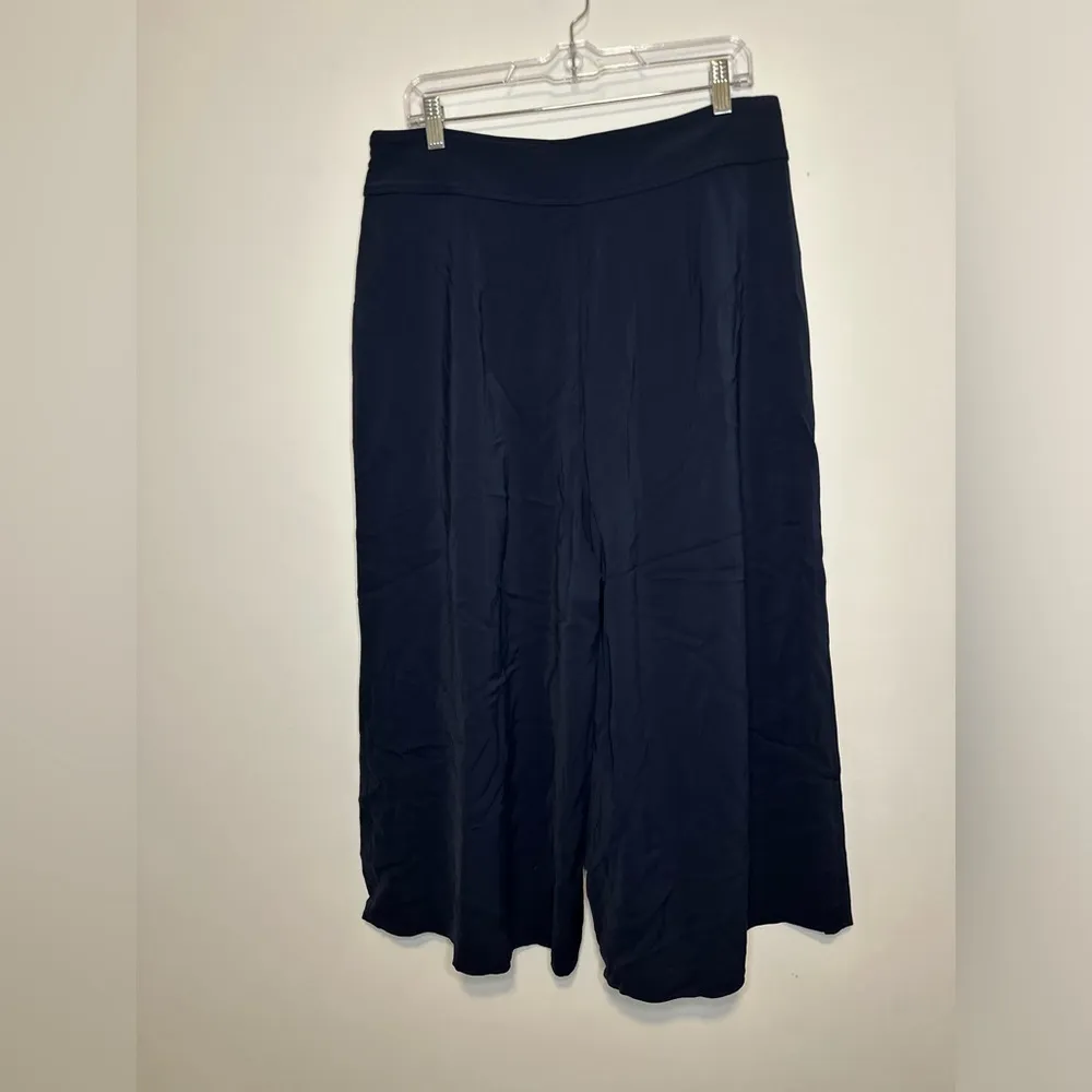 POLO RALPH LAUREN Wide Leg Stretch Pant Casual Pants Crepe High Waist Size 12 - Image 5