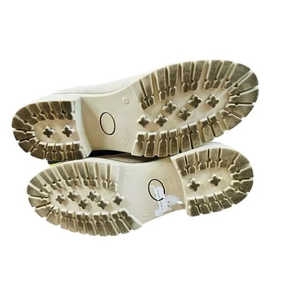 Enzo Tesoti Chelsea Cream Vegan Suede Leather‎ Boots 40 Womens 9.5 Vanilla Girl - Image 10