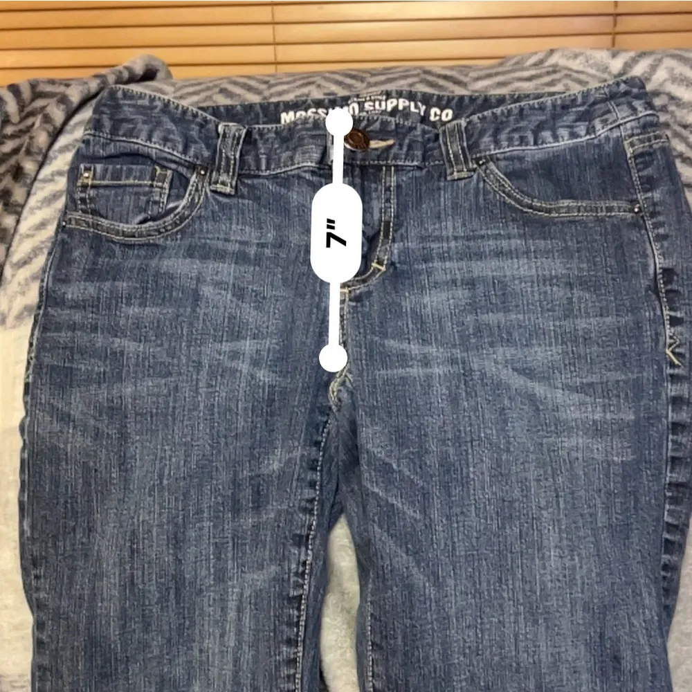 Mossimo Denim Bermuda Shorts Low Rise Juniors 7 Fits Womens 6 Blue Jean Y2K Vtg - Image 8