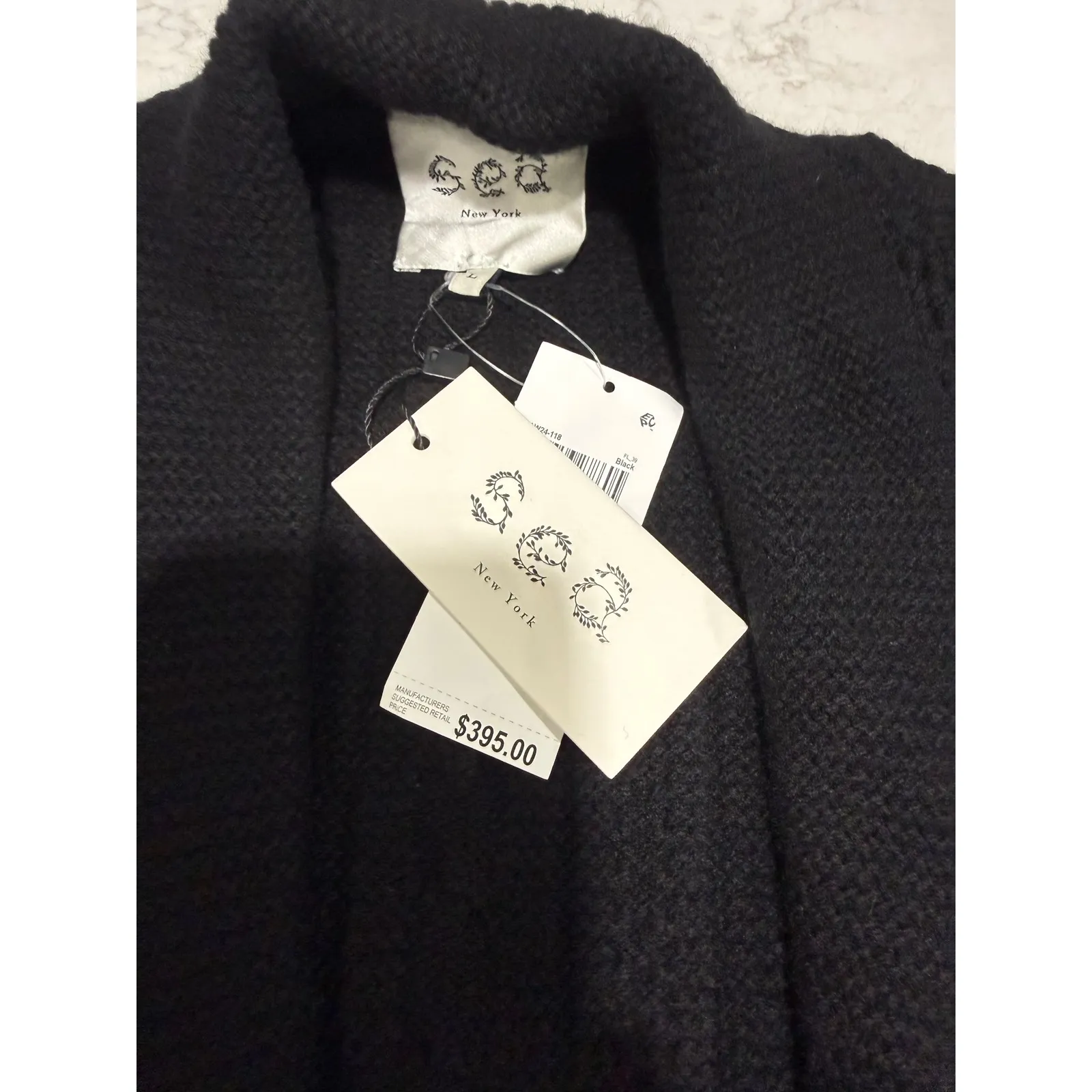 NWT SEA Mariella Merino Wool Cable
Knit Cardigan‎ Sweater Bows Black Large
$395 - Image 6