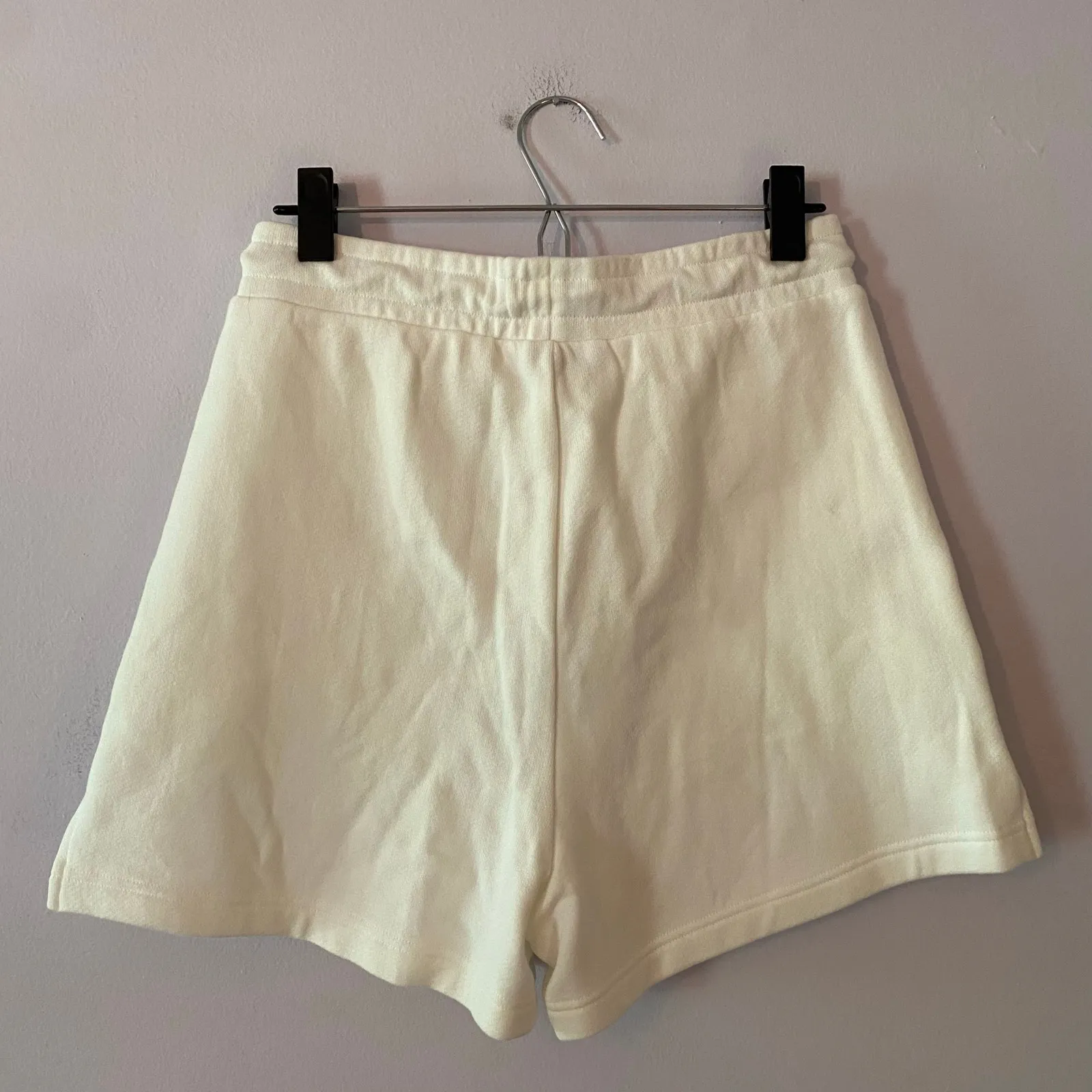 NWT Pistola White Terrycloth Baggy Sweatshorts Loungewear Women's size Small - Image 6