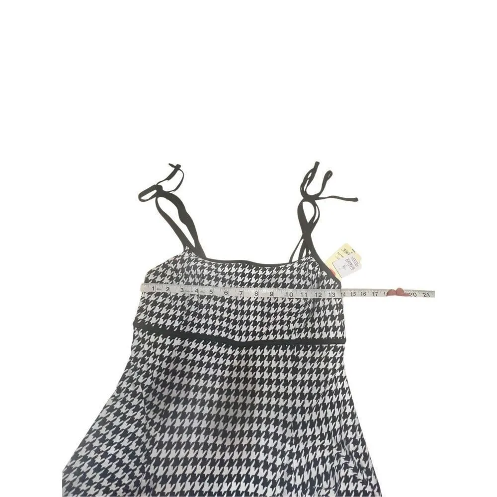 St. John’s Bay One Piece Swimsuit Black/White Sz 8 NWT - Image 6