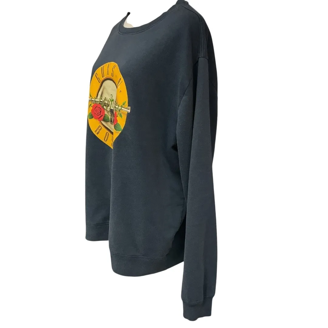Guns N' Roses Unisex‎ Logo Crewneck Long Sleeve Pullover Fleece Sweatshirt Sz XL - Image 4