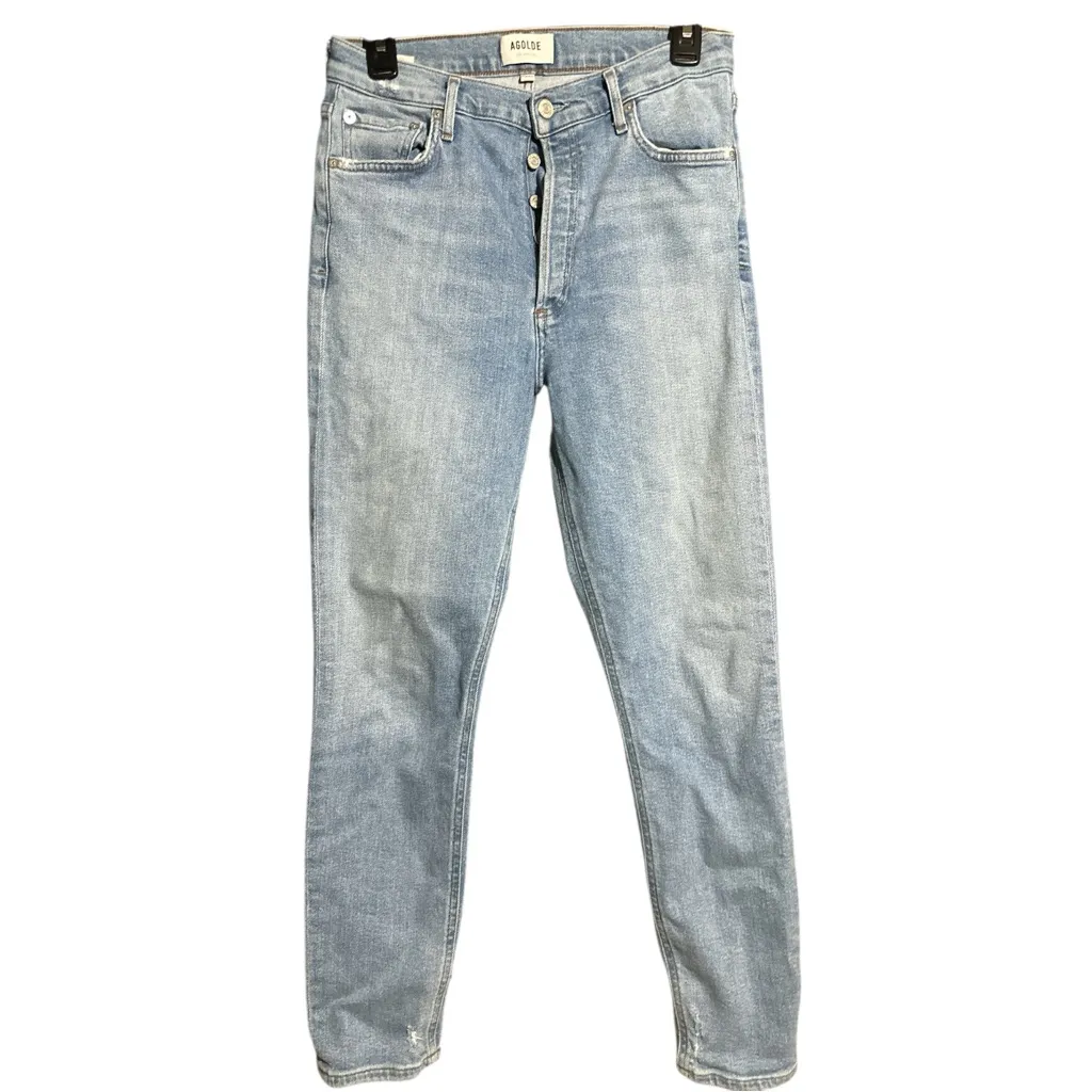Agolde Light Blue Men's Skinny Jeans - Image 3