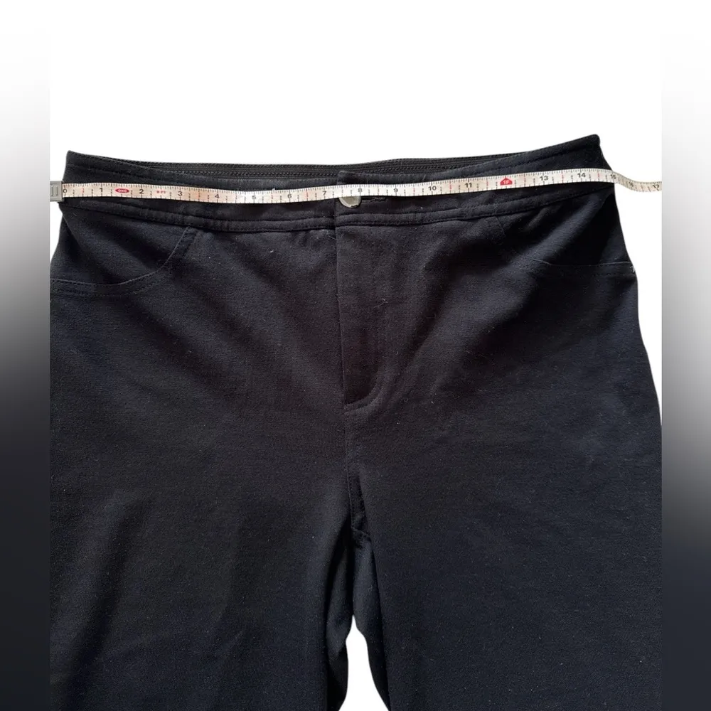 JM Collection Petite Black Straight Leg Dress Pants with Studded Detail - Image 5