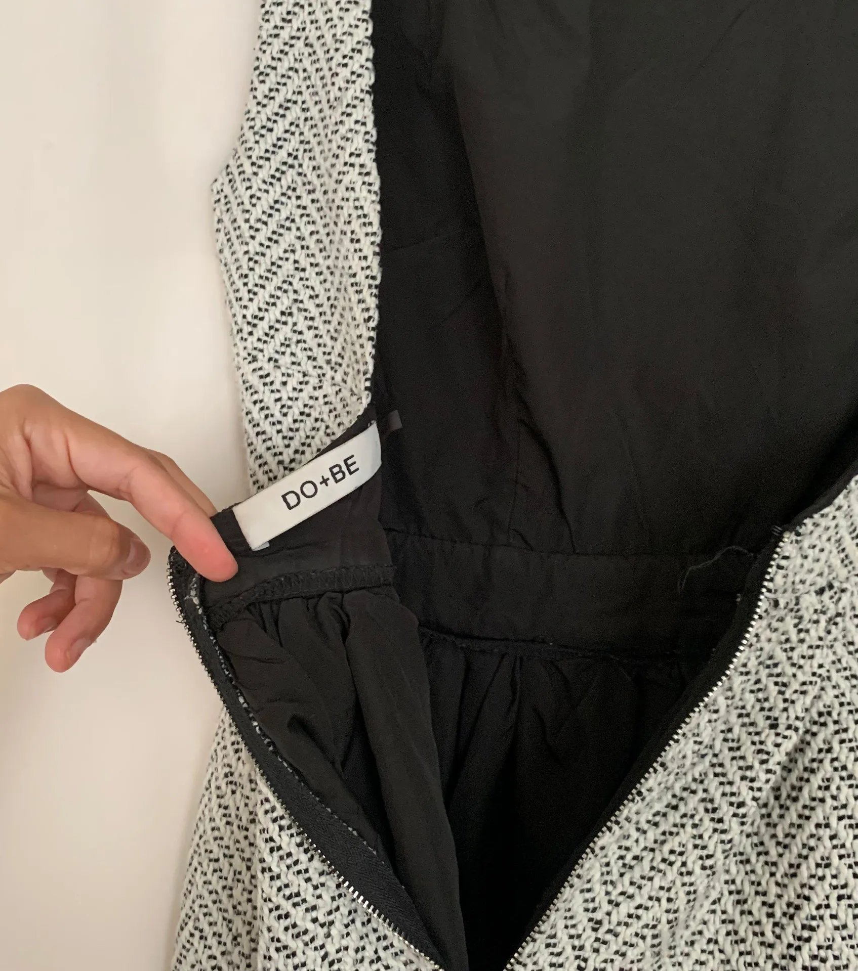 Black And White Skater Dress - Image 3