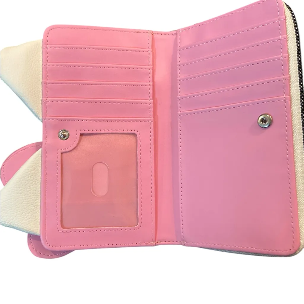 Sanrio Hello Kitty Wallet With Heart Sunglasses And Hair Bow NWOT - Image 2