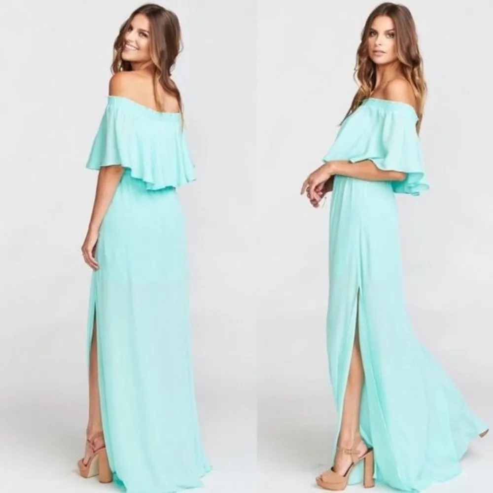 NWT SMYM Hacienda Maxi Dress - Sea Glass - Image 10