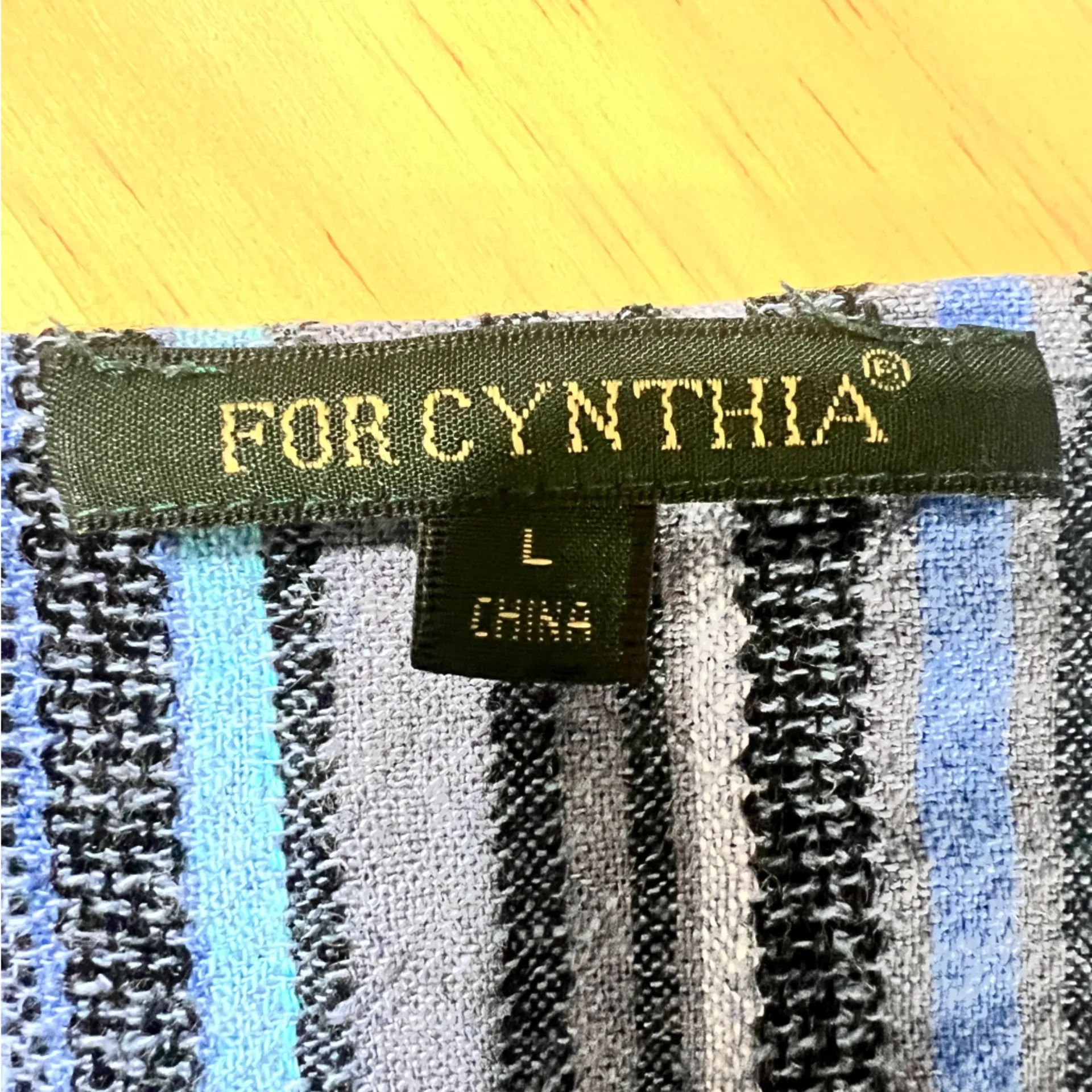 For Cynthia 100% Linen/Cotton Blend Blouse -‎ sz L - Image 5