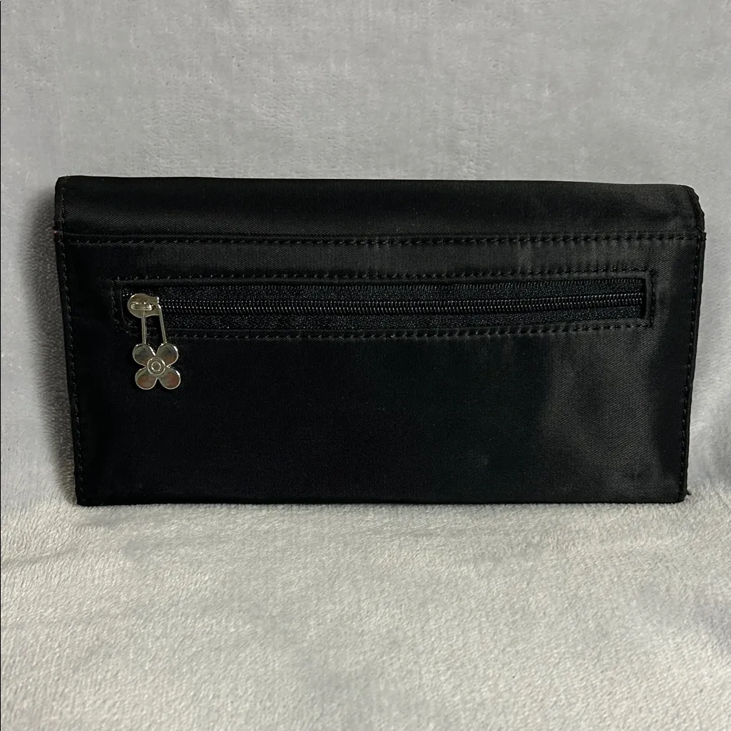 Black Polka Dot Wallet with Scripture Quote NWOT - Image 2