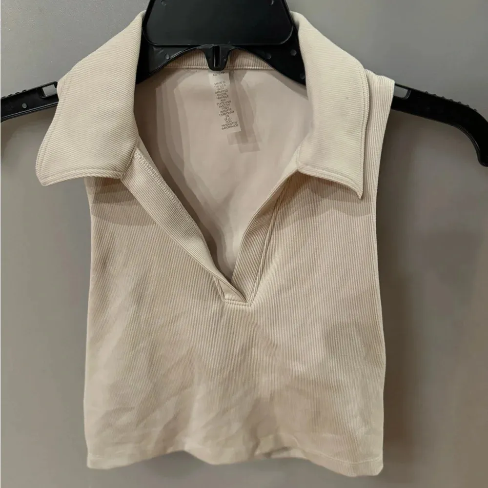 Beyond Yoga  Heather Collared Women’s Crop Athletic Top Size XS $78.00 M… - Image 4