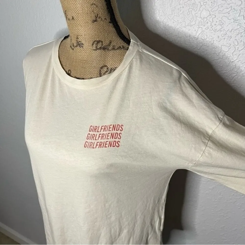 Mate the Label Womens size S White Girlfriends Devi Crew 3/4 Sleeve Top Organic - Image 45