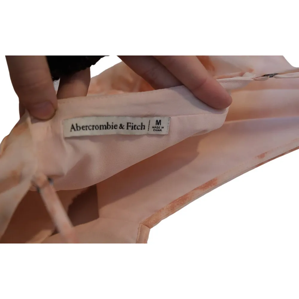 Womens Abercrombie & Fitch Pink Tie Dye Cutout Spaghetti Strap Mini Dress Size M - Image 3