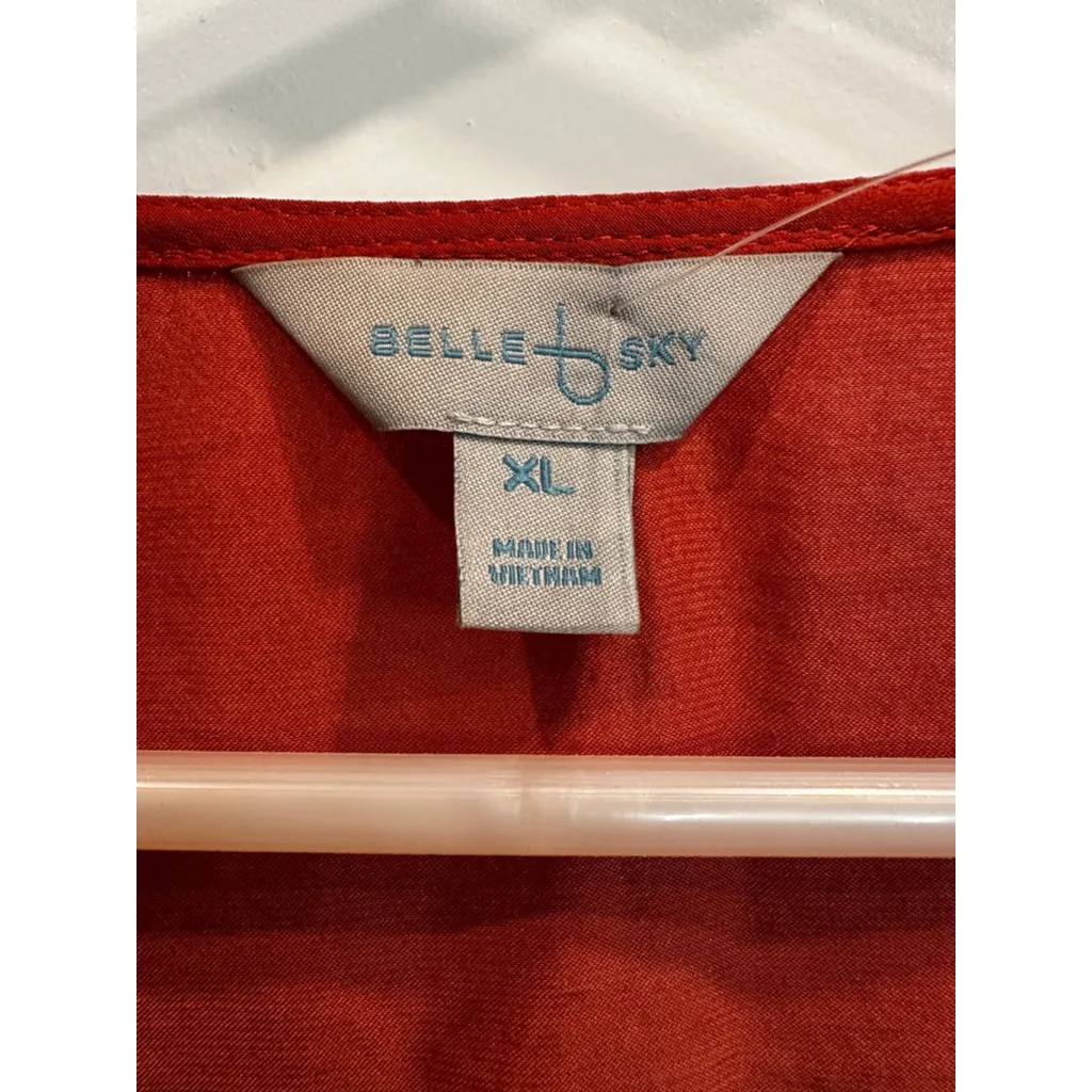 Belle Sky  Rust Blouse XL - Image 3