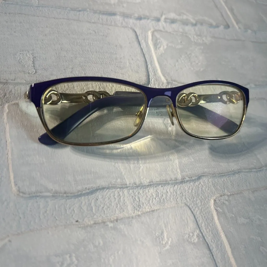 JIMMY CHOO Eyeglasses Frames Violet 53 16 135 78-8T2 Rectangle Made in Italy - Image 2