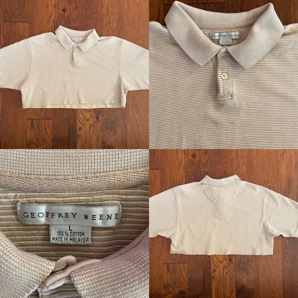 Geoffrey Beene Cropped Polo - Image 4