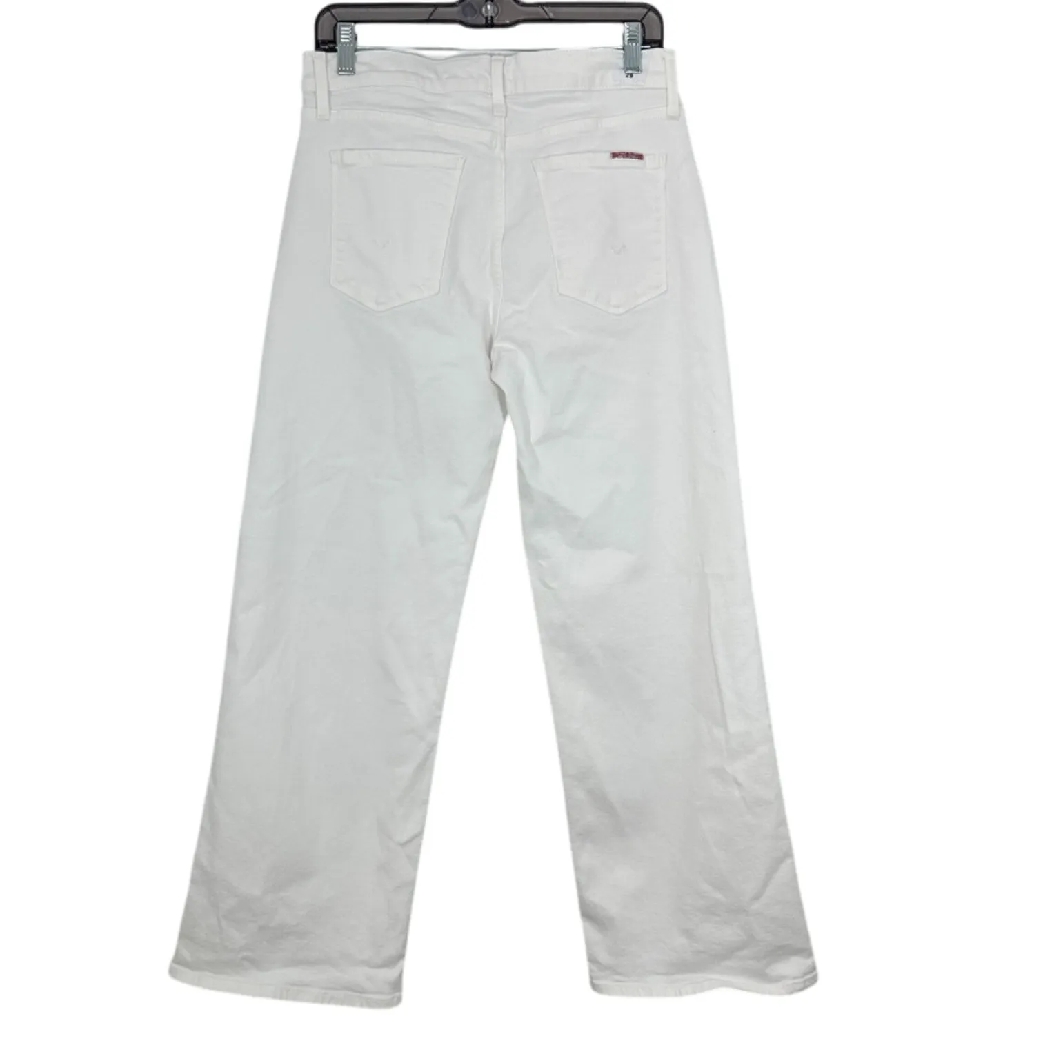 Hudson Rosalie High Rise Wide Leg White Denim Jeans Size 29 Coastal Chic - Image 2