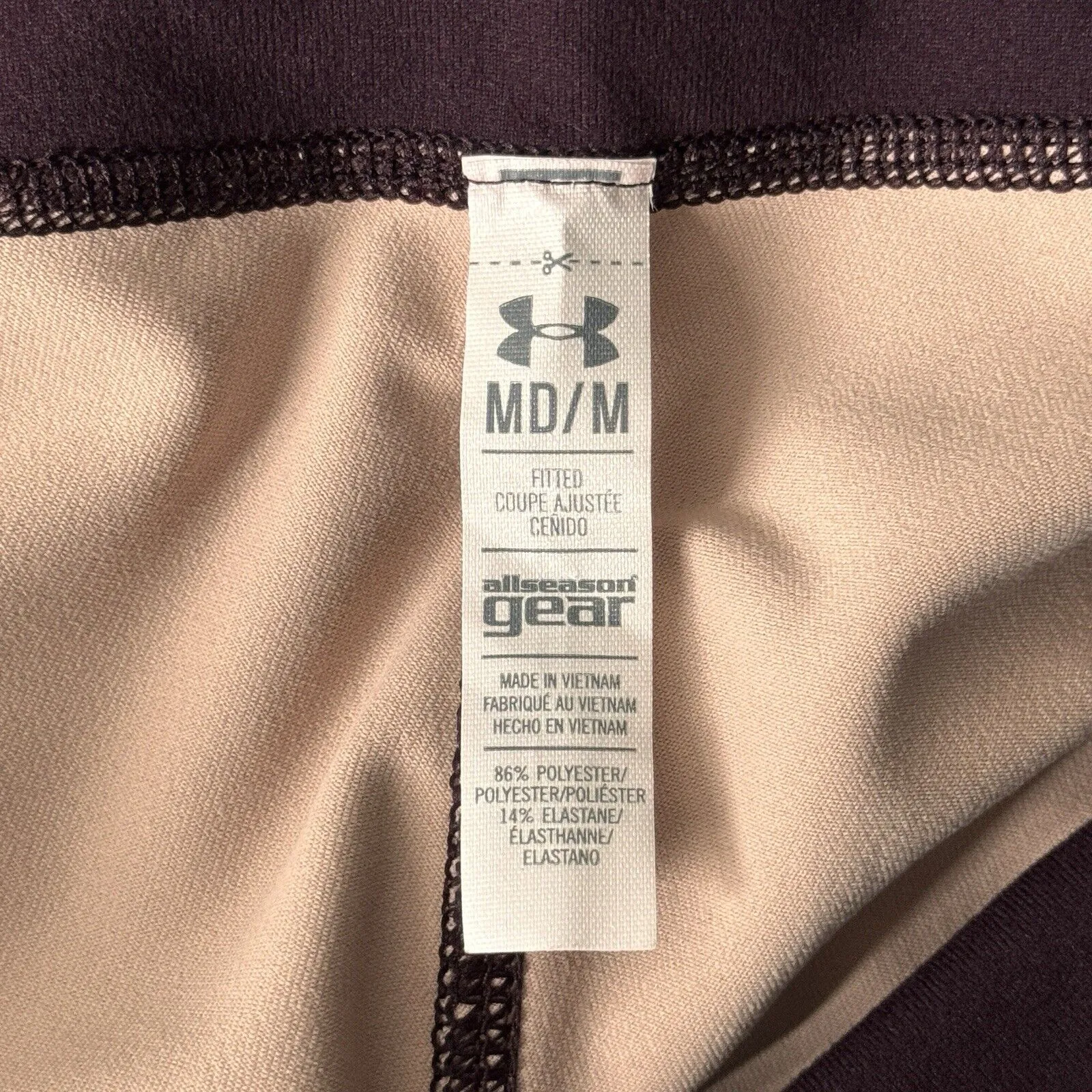 Under Armour Pants Womens Medium Purple Printed Legging‎ All Season Gear Workout - Image 6