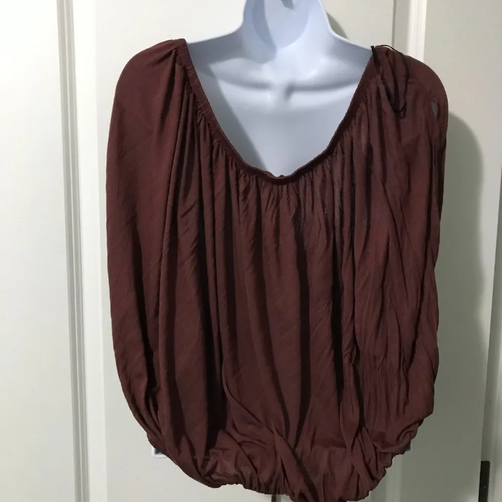 LAmade Sleeveless Blouson Top RumRaisin Red - Image 2
