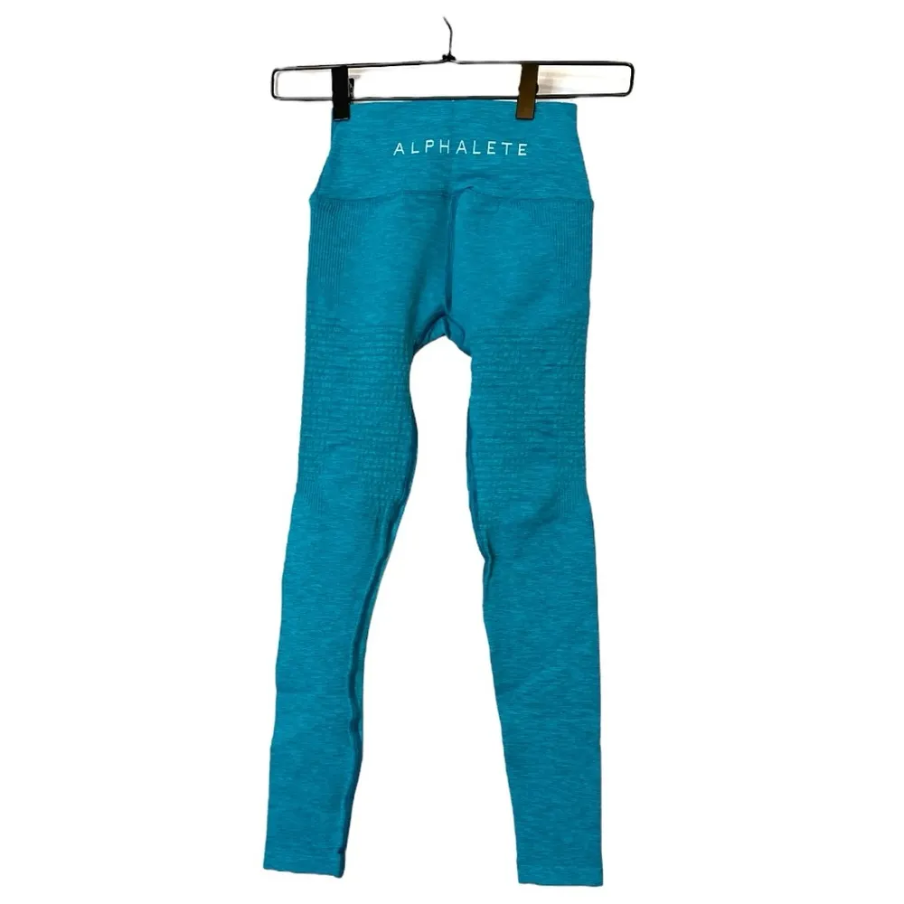 NEW Alphalete Halo Leggings in “Vivid Blue” Women’s Size Small Workout Pants - Image 4