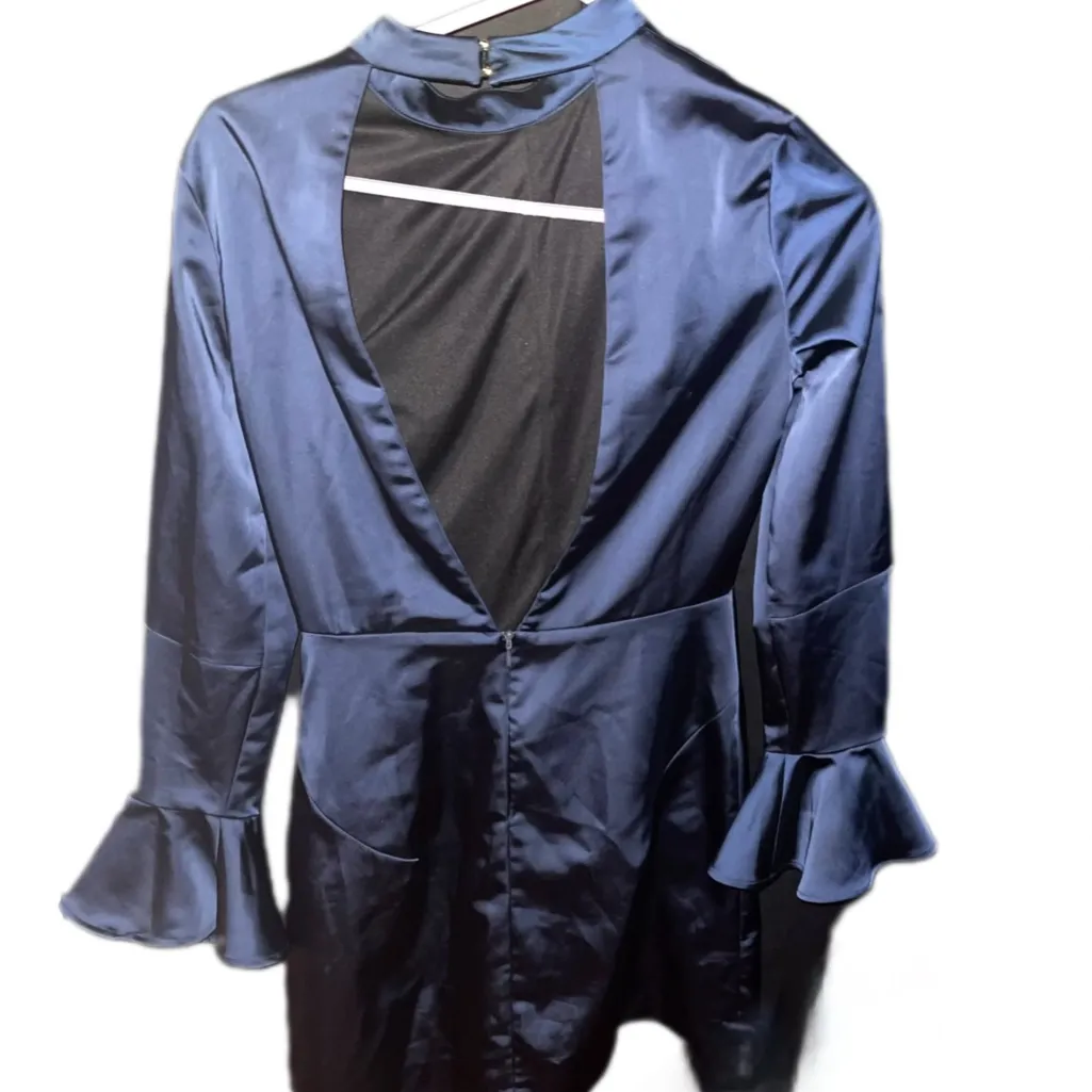 Zara Women’s Navy Long Sleeve Dress Size XS - Image 6