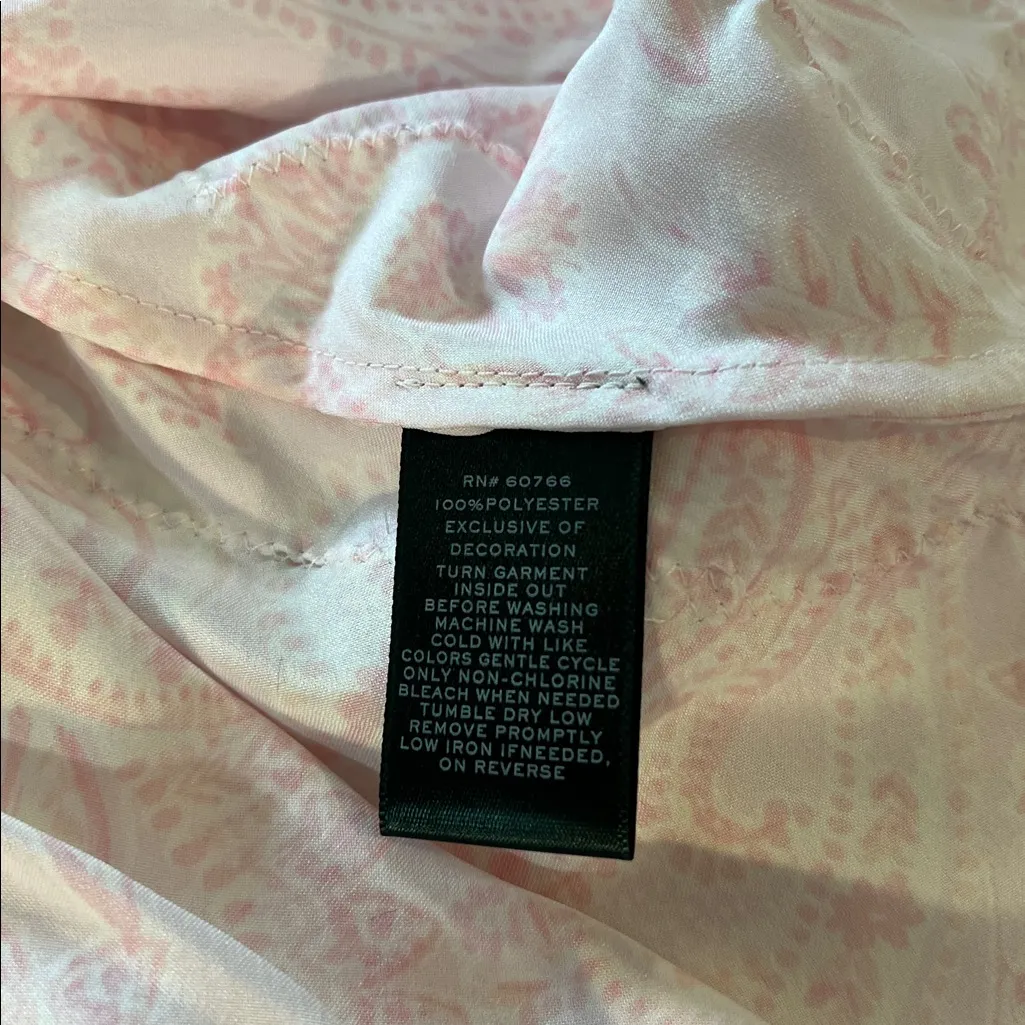 Lauren Ralph Lauren nightgown and Robe Size Large Pink - Image 6