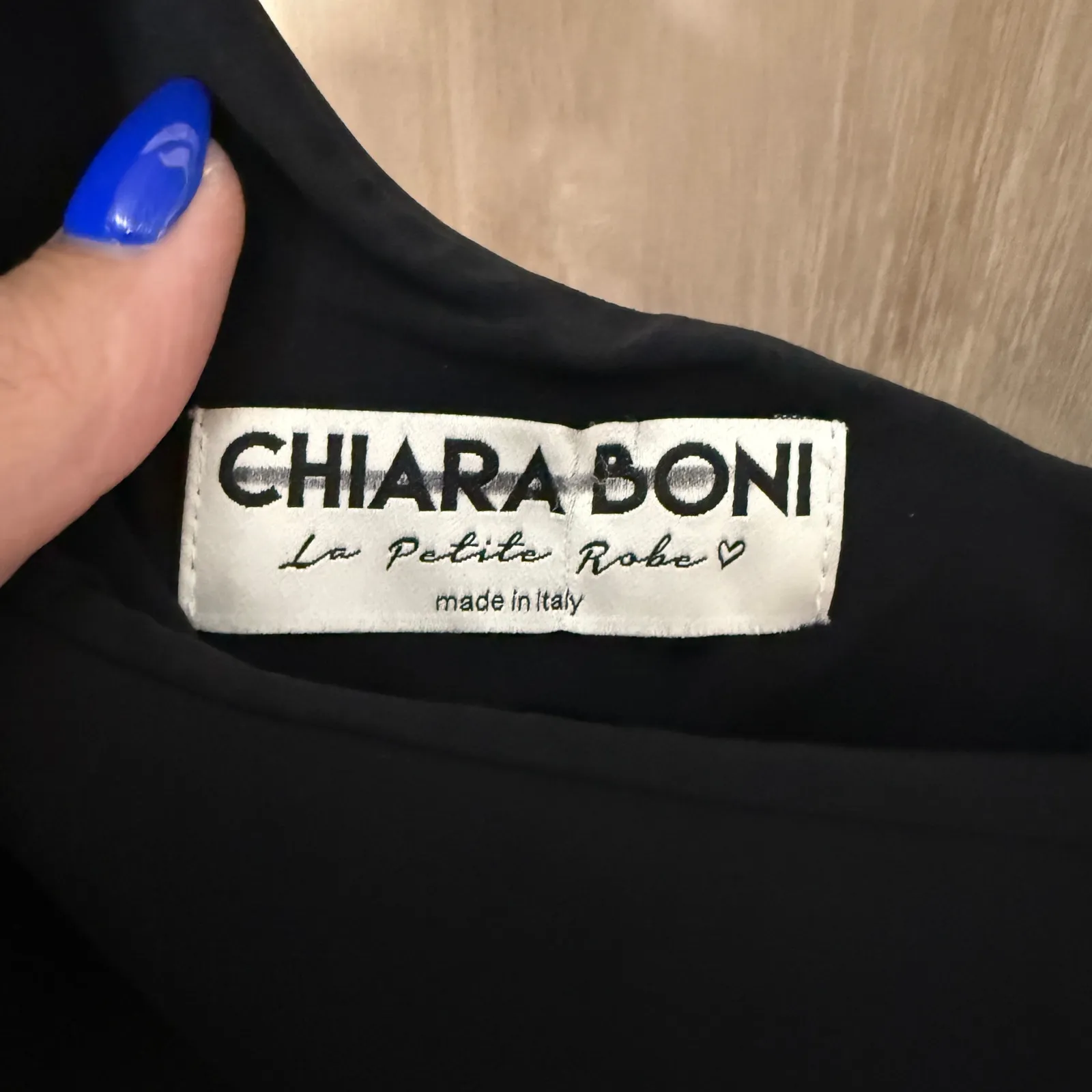 Chiara Boni Le Petite Robe Costanza Maxi Dress Formal Gown Black Size 48 / 12 - Image 5