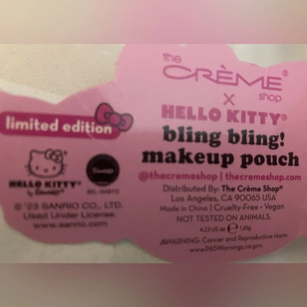 Hello Kitty  Limited Edition Cosmetics Bag - Image 6