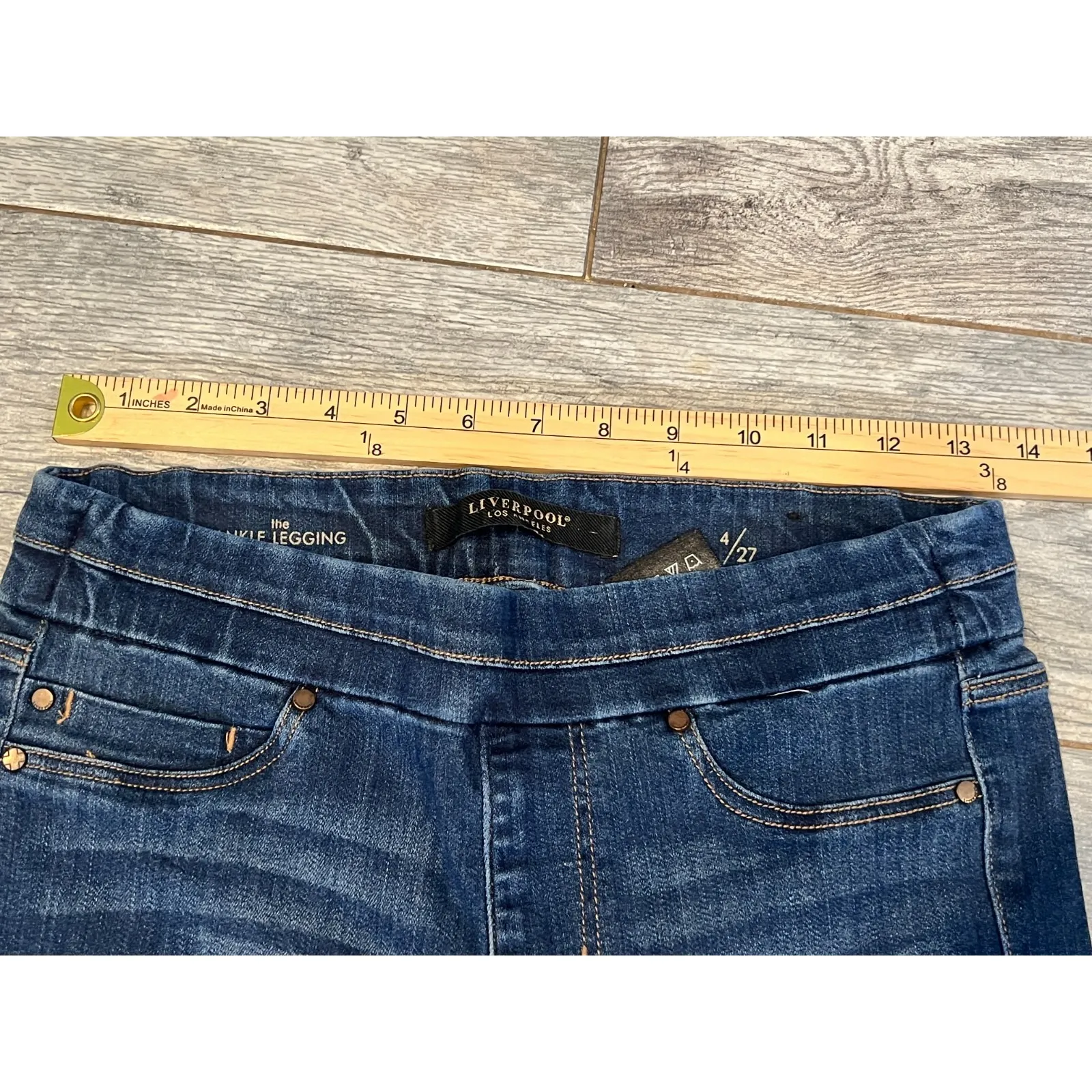 Liverpool The Ankle Legging denim jeans 4 27 jean‎ Womens Stretch Skinny - Image 5