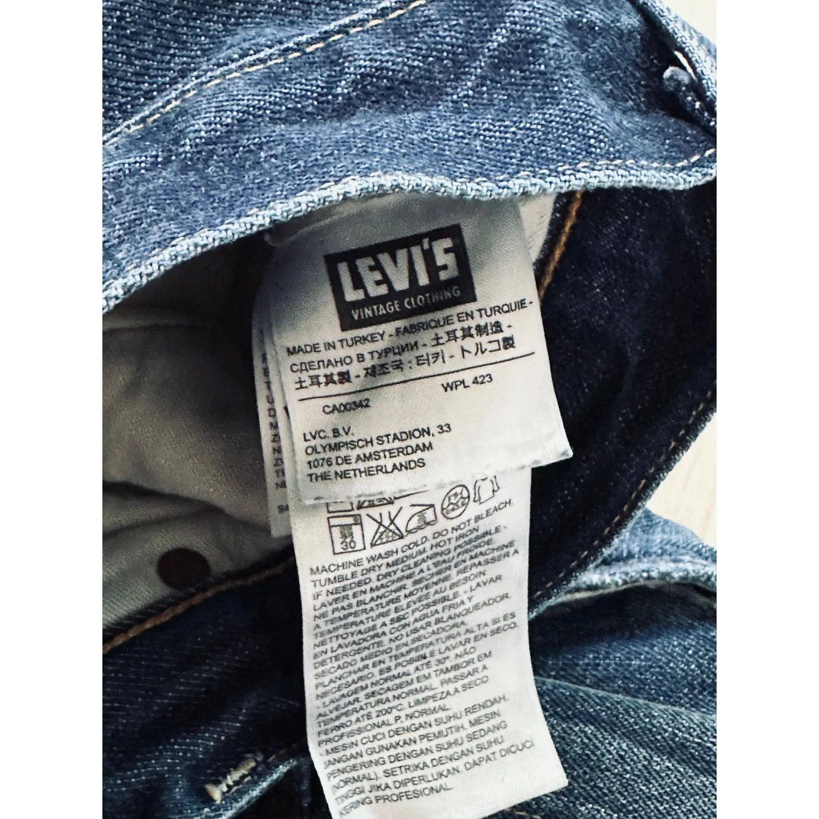 Levi's Vintage 501 XX Denim Cut Off Shorts Size 30" Selvage Big E ReSummer - Image 5