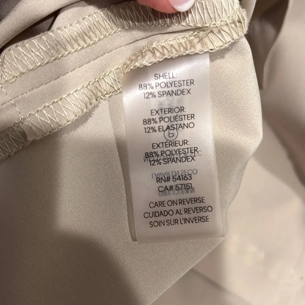 Calvin Klein beige sleeveless dress - Image 6