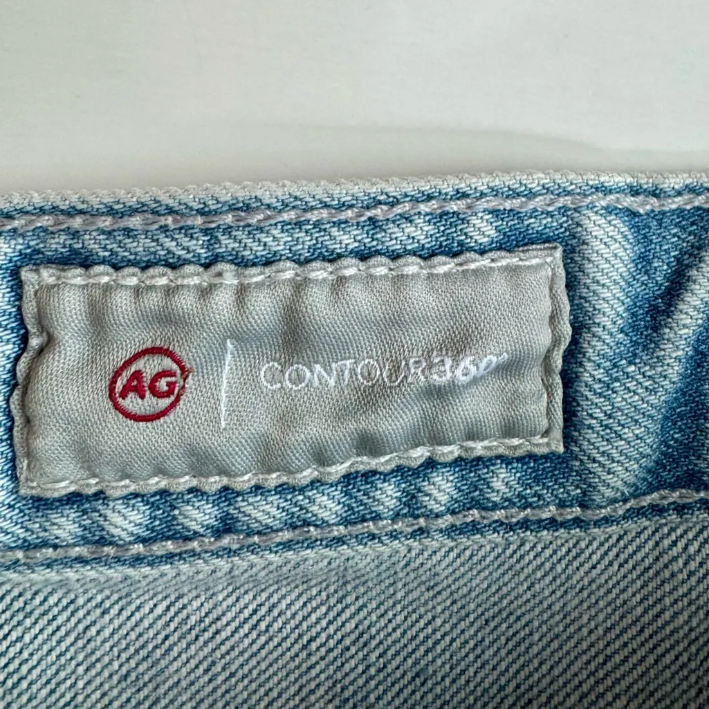 AG Adriano Goldschmied Alexxis High Waist Wedgie Cut Off Jean Shorts Size 33 NWT - Image 10