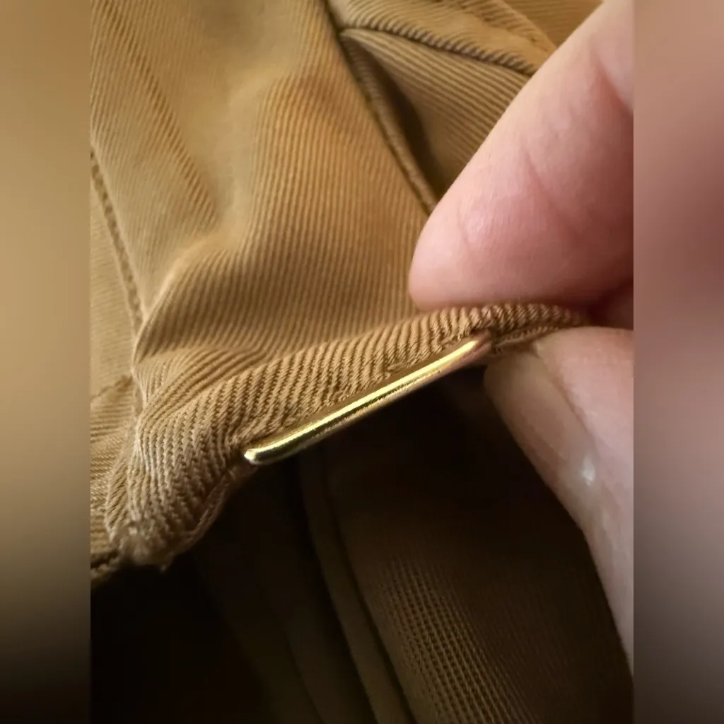 Elie. Elie Tahari Long Trench Coat Open Front Wide Lapel Unlined Brown Small - Image 15