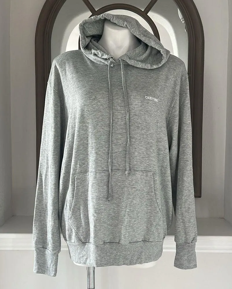 Bloomie's Unisex Rainbow Logo Hoodie in Heather Grey, Size M New w/Tag Gray Size M - Image 13